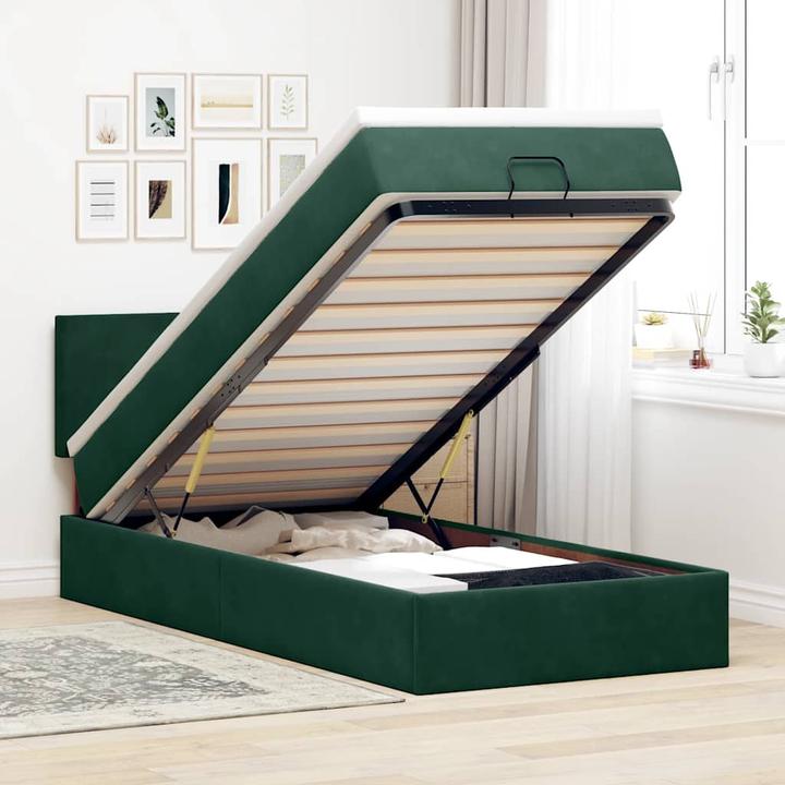Produktbild vidaXL Ottoman-Bett (90 x 200 cm)
