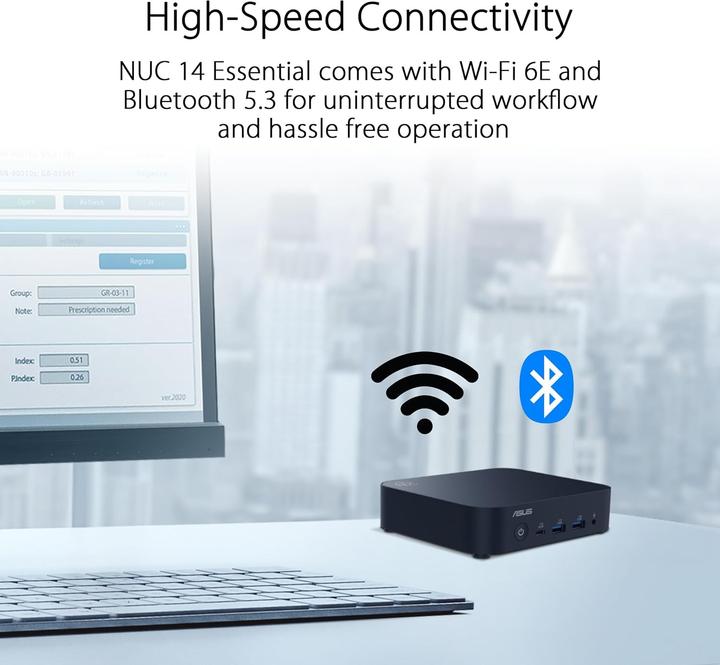 Immagine prodotto ASUS NUC 14 Essential Kit RNUC14MNK9700002 EU Cord L6