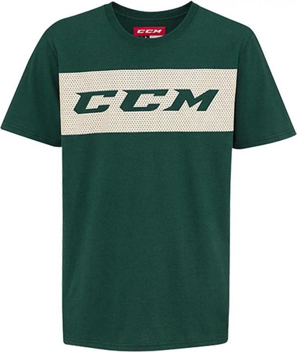 Produktbild CCM T7844 SS True 2 Hockey Tee SR (S, Schwarz/Rot) (S)