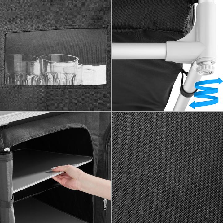 Actual product image tectake Camping kitchen