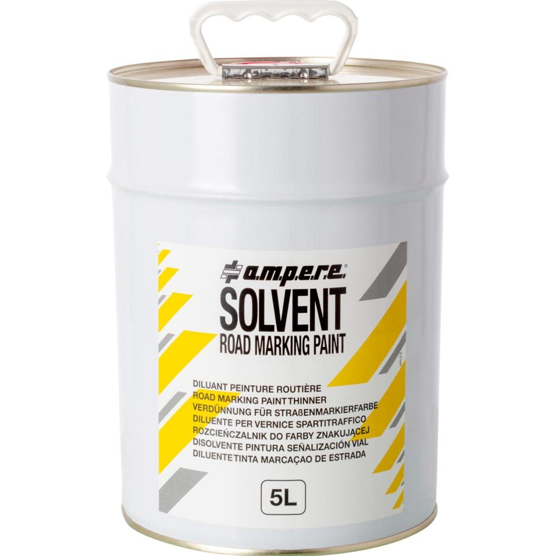 Ampere, Diluente, Diluente Per Vernice Spartitraffico, Capacità 5 L, Grado Di Diluizione 5% - 10%. (5000 Ml)