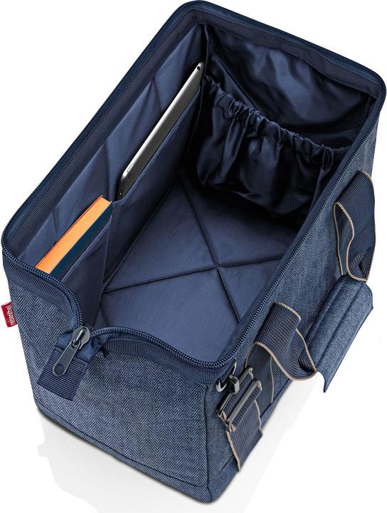 Actual product image reisenthel Shoulder Bag Allrounder M Herringbone Dark Blue