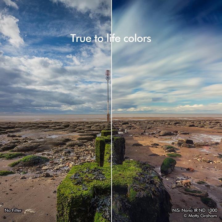 Produktbild Nisi Nano IR ND16 (1.2) 100x100mm 4 Stop (100 mm, ND- / Graufilter, 100 mm)