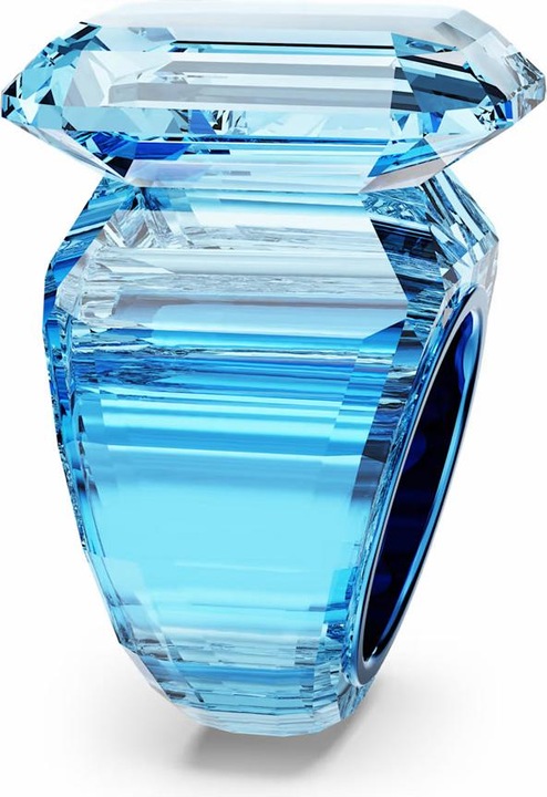 Immagine prodotto Swarovski Anello Cocktail Lucent Taglio Ottagonale Blu (55)