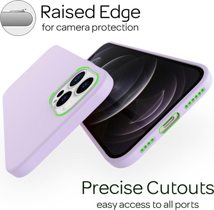 Actual product image Nalia Liquid silicone mobile phone case (Apple iPhone 12 Pro Max)