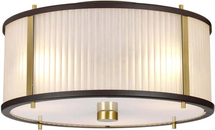 Actual product image Elstead Lighting Corona pendant light E27 triple museum bronze dark brown lacquered, antique brass (E27)