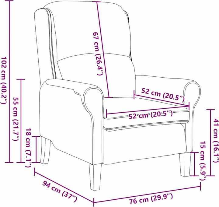 Immagine prodotto vidaXL Moderner Sessel