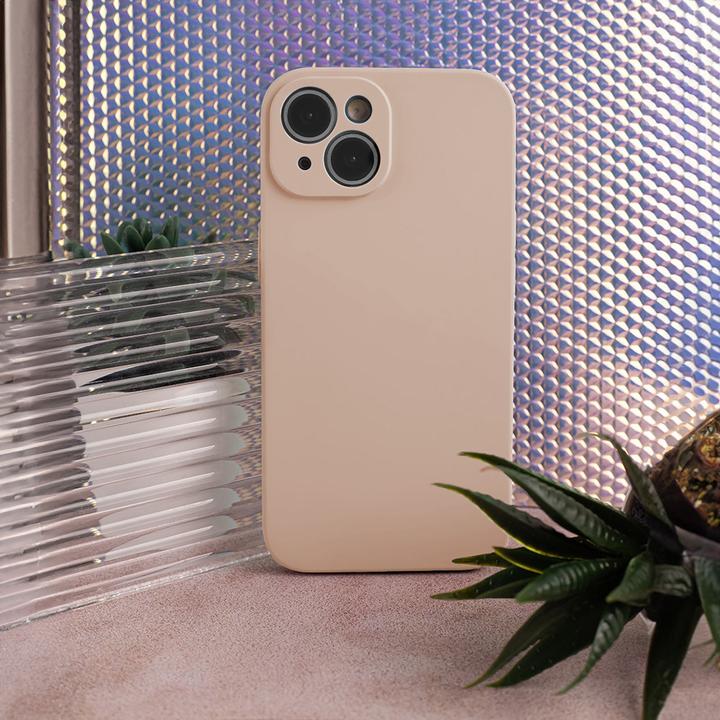 Actual product image OEM Silicon case for iPhone 12 / 12 Pro 6,1" nude (Apple iPhone 12, Apple iPhone 12 Pro)