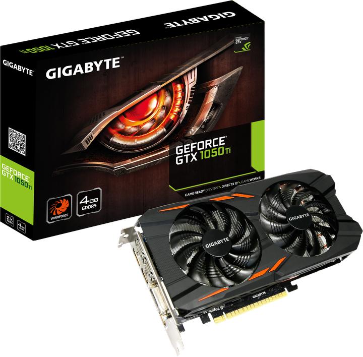 Produktbild Gigabyte GeForce GTX 1050 Ti Windforce (4 GB)