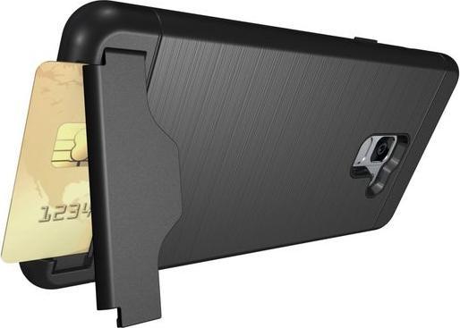 Produktbild MU Classic Hart und Soft Plastik Hülle mit Kickstand (Samsung Galaxy A8 (2018))