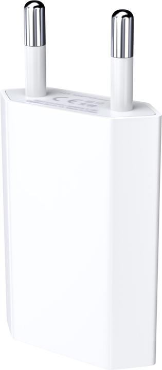 PhoneLook Wand Adapter mit USB 5W Anschluss Schweizer Netz-Stecker Weiss (5 W, 1 Port)