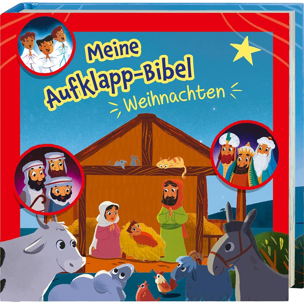 Meine Aufklapp-Bibel Weihnachten, Kinderbücher von Deutsche Bibelgesellschaft