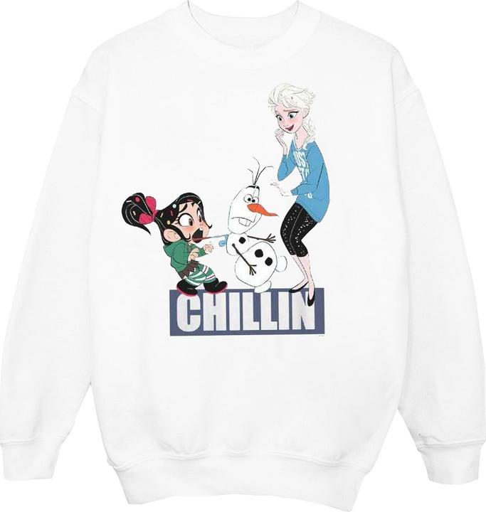 Produktbild Disney Wreck It Ralph Elsa And Vanellope Sweatshirt Mädchen (140, 146)