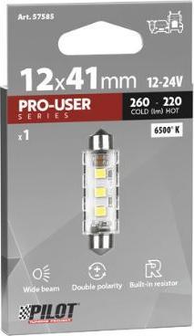 Produktbild Pilot LED-Leuchtmittel - 12/24V - Sofite 41mm - Weiss - Pro-User Series