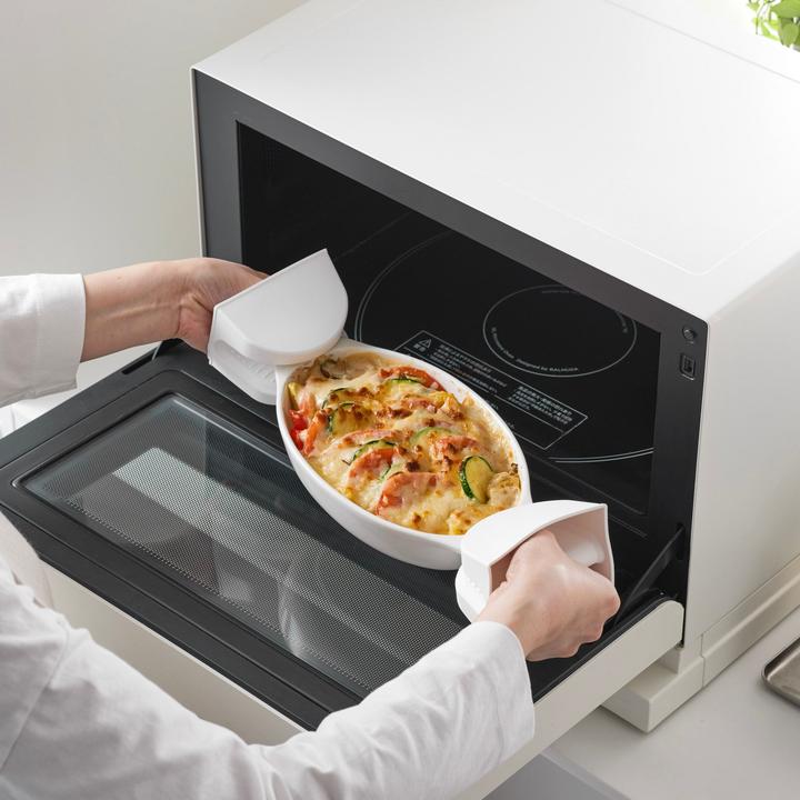 Actual product image Yamazaki Magnetic silicone potholders (set of 2) TOWER (Plastic)