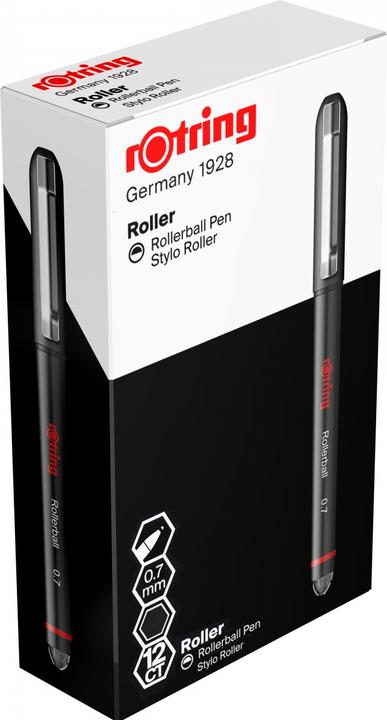 Produktbild Rotring Rollerball 0.7mm (Schwarz, 1 x)