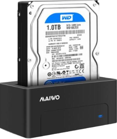 Produktbild Deltacoimp HDD/SSD Docking Station, USB 3.1 Gen 2, USB-C, 10 Gbps - Black