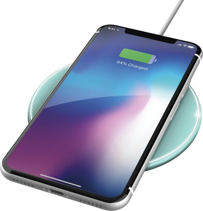 Actual product image Trust 23865 - Indoor - AC - USB - Wireless charging - Turquoise (10 W)