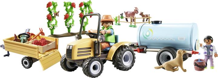 Produktbild Playmobil 71442 Traktor mit Anhänger und Wassertank (71442, Playmobil Country)