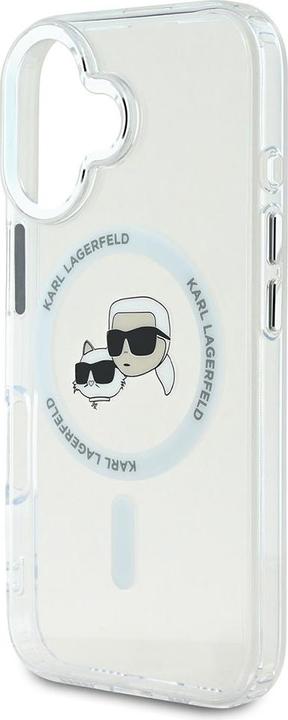 Image du produit Karl Lagerfeld KLHMP16MHLSKCH iPhone 16 Plus 6.7" biały/white hardcase IML Metal Karl&Choupette Head (Apple iPhone 16 Plus)