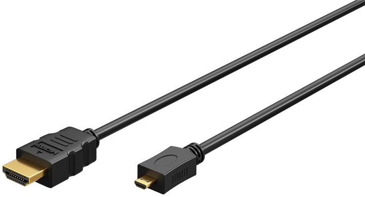 Produktbild Goobay High-Speed-HDMI-Kabel mit Ethernet Micro, 4K @ 60 Hz (5 m, HDMI)