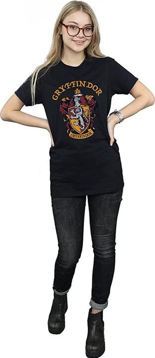 Actual product image Womens/Ladies Gryffindor Cotton Boyfriend T-Shirt (3XL)
