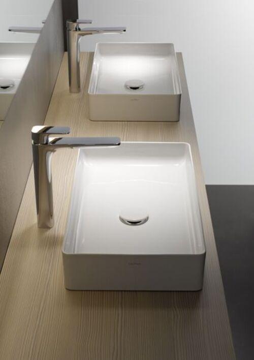 Actual product image Laufen Living washbasin 60X34 cm ceramic Sapphire without tap hole and overflow (340 mm, 600 mm)
