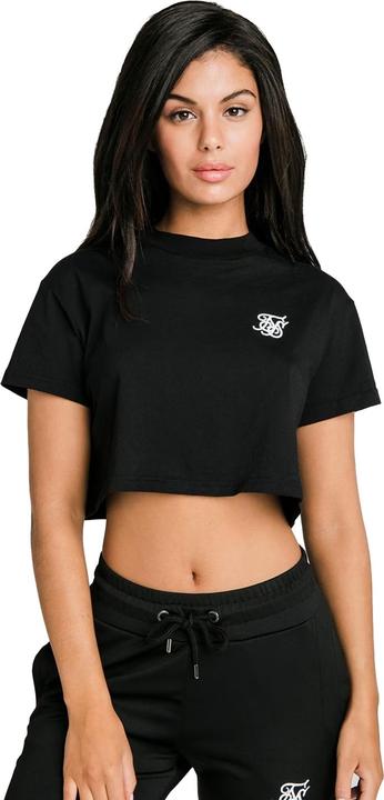 Immagine prodotto Siksilk Essentials Maglietta Boxy Retrò Ritagliata Donna (30)
