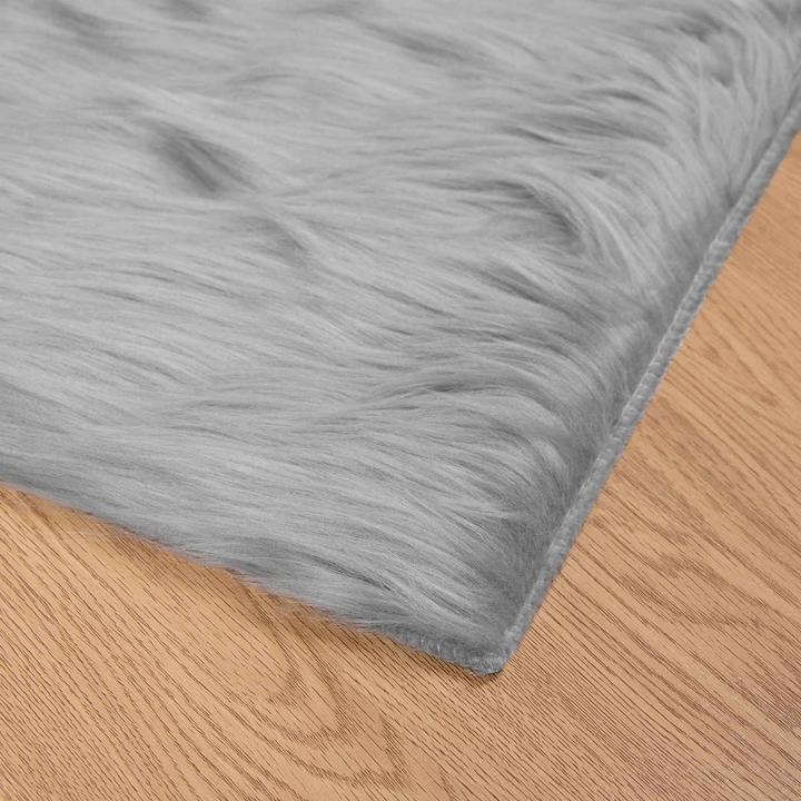 Produktbild vidaXL Kunstschaffell Teppich (100 x 200 cm)