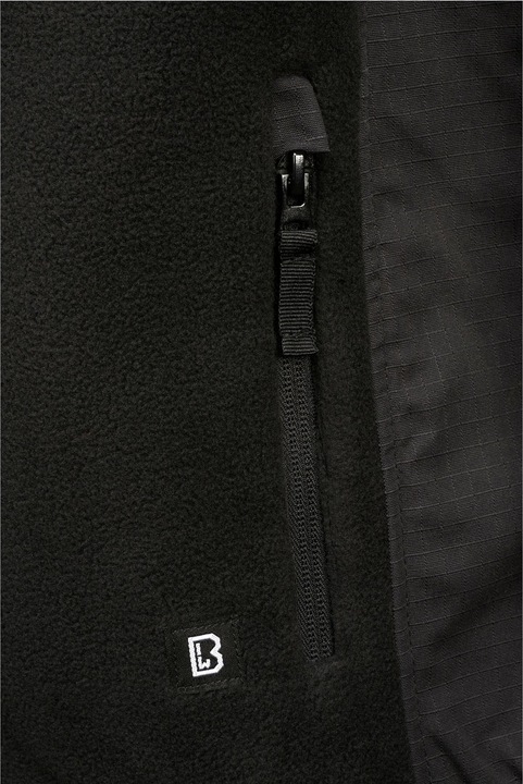 Produktbild Brandit Fleece Ripstop Outdoorjacke Grösse M Farbe Schwarz (M)
