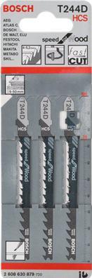 Image du produit Bosch Professional Zubehör Lame de scie sauteuse T 244 D Speed for Wood, pack de 100