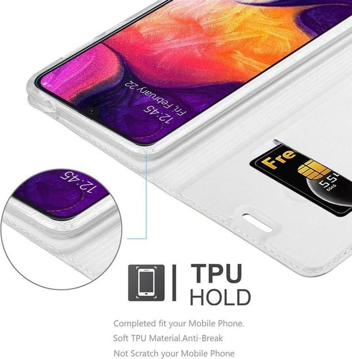Actual product image Cadorabo Book Classy Style Cover (Samsung Galaxy A50)