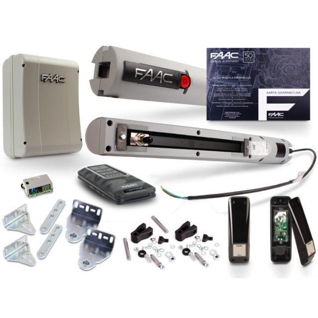 FAAC, Recinto da giardino, Handy FDS 24V Set - S418 für 5 4m zweiflügelige Tore