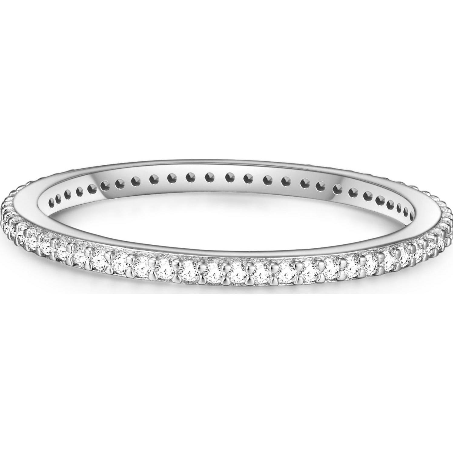 Glanzstücke München, Ring, Damen Sterling Silber Zirkonia silber - 6094, (56, 925 Silber)