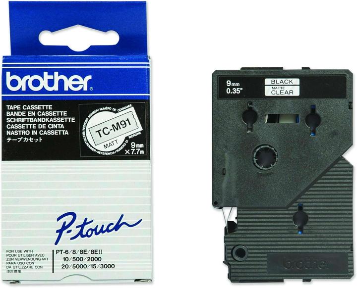 Produktbild Brother Tc-M91 (0.90 cm, Schwarz)