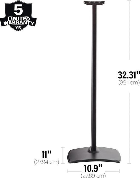 Actual product image Sanus WSSE31-B2 (1 pcs., Stand, Not movable)