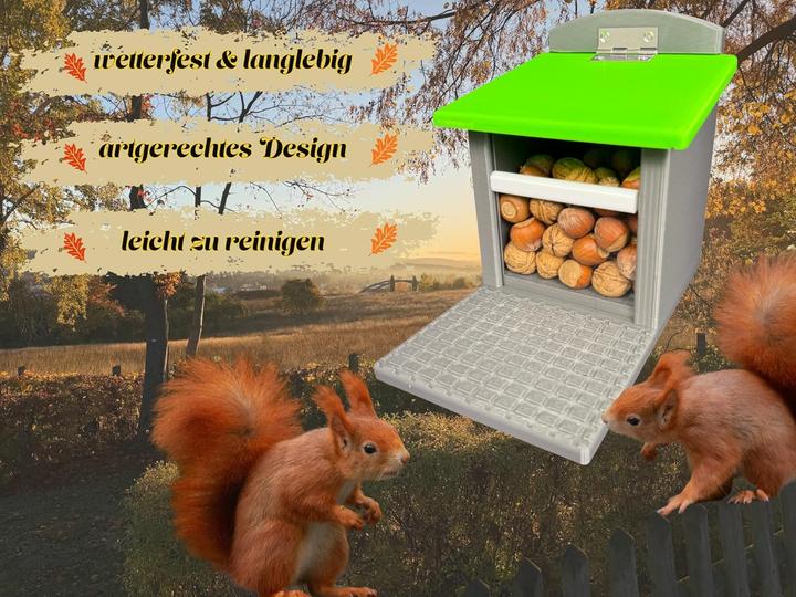 Immagine prodotto Printin3D Eichhörnchen-Futterhaus
