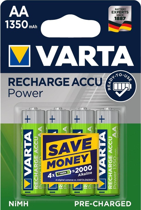 Varta Recharge Accu Power (4 pcs., AA, 1350 mAh)