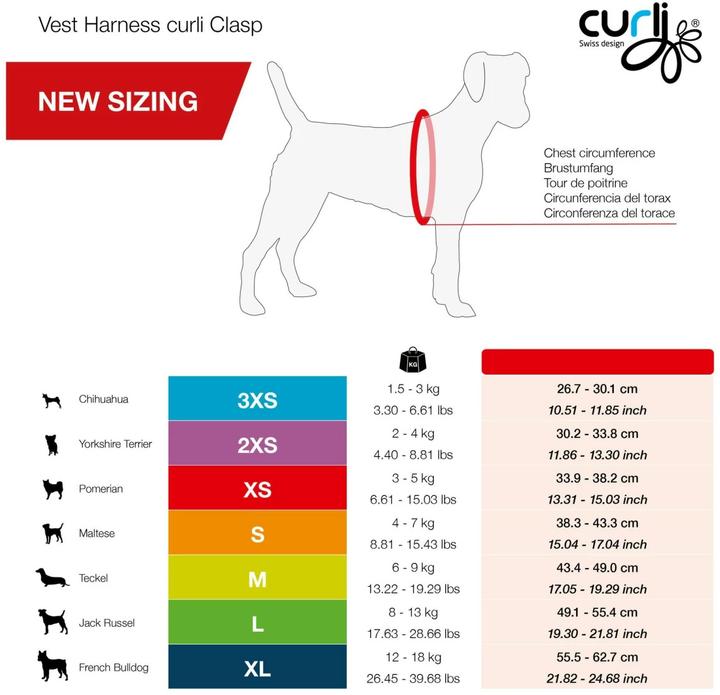 Productafbeelding Curli Harnas Vest Air-Mesh M, Licht-Tan (M, Hond, Algemeen)