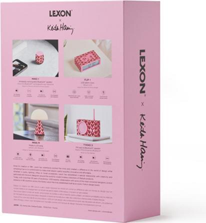 Produktbild Lexon Keith Haring Heart Edition Gift Set (Stromversorgung über USB, Akkubetrieb)