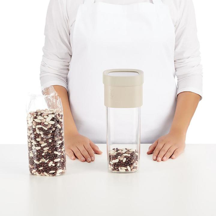 Produktbild Lékué Flip Aufbewahrungsboxen Set beige, 5-tlg. (0.85 l)