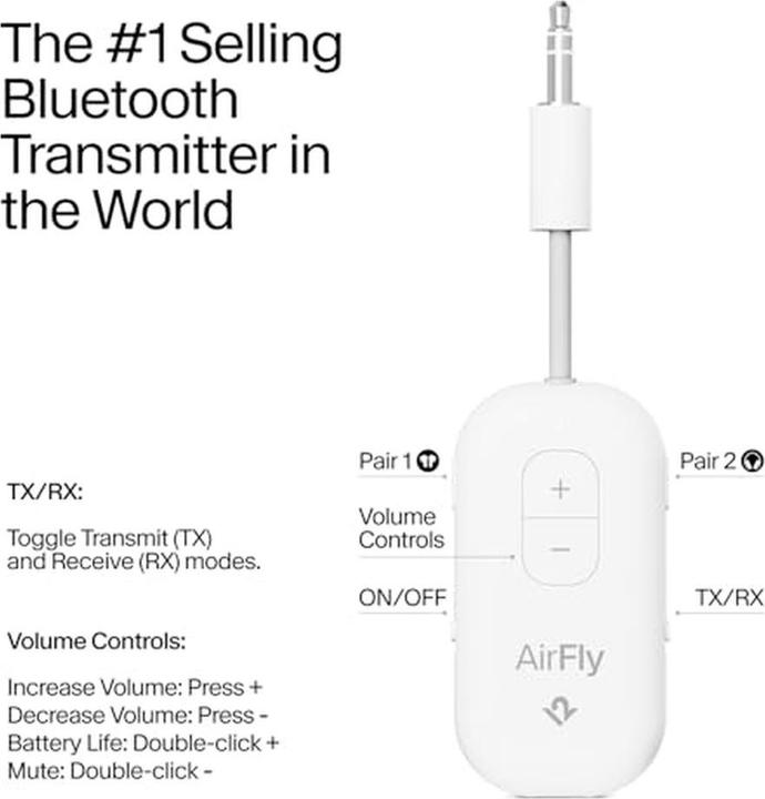 Actual product image TwelveSouth AirFly Pro 2 (Transmitter & Receiver)