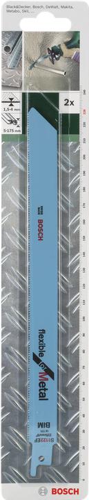 Image du produit Bosch Zubehör Lame de scie sabre bimétal, S 1122 EF Flexible for Metal