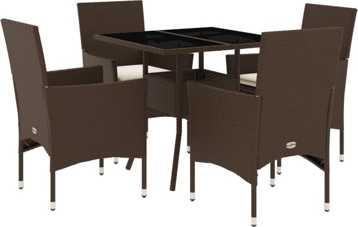 Produktbild vidaXL Garten Essgruppe (80 x 80 x 75 cm)