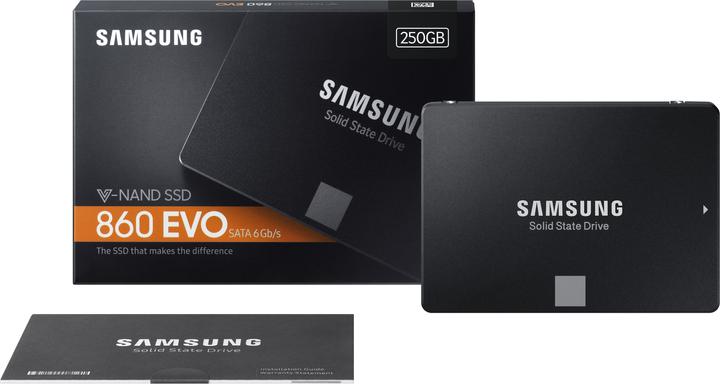 Actual product image Samsung 860 EVO Basic (250 GB, 2.5")