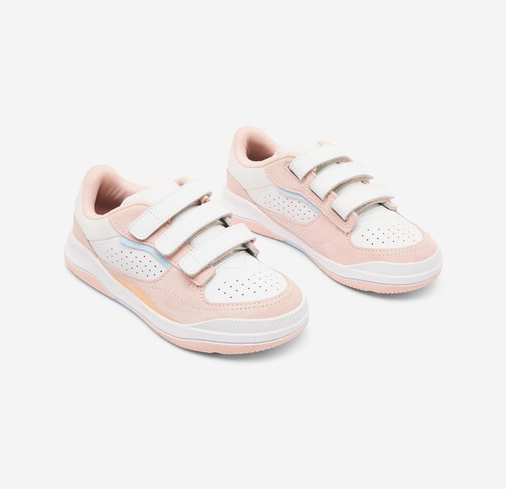 Produktbild Decathlon Turnschuhe Kinder Klettverschluss - Playventure City weiss/rosa (32)