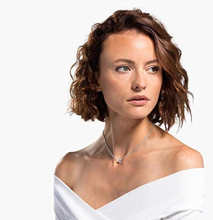 Produktbild Swarovski Una Engels Halskette mit eckigem Ausschnitt