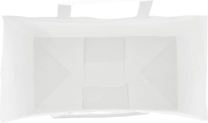 Immagine prodotto VidaXL Sacchetti di carta kraft 50 pezzi con manico bianchi 32x17x25 cm (Borsa da regalo, 50 x)