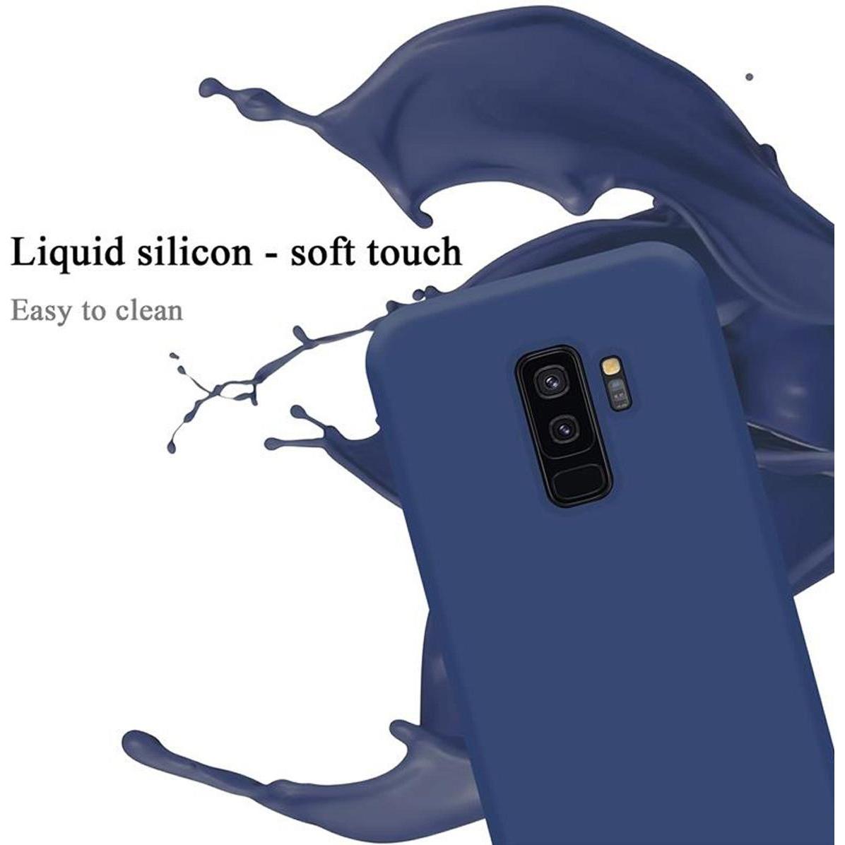 Thumbnail - Cadorabo TPU Liquid Silicone Case Cover (Samsung Galaxy S9+), Smartphone Hülle, Blau