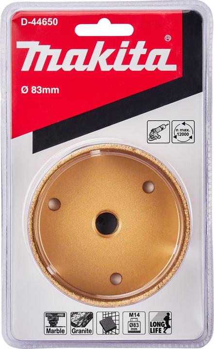 Immagine prodotto Makita Punta cava diamantata 83mm M14 (83 millimetri)